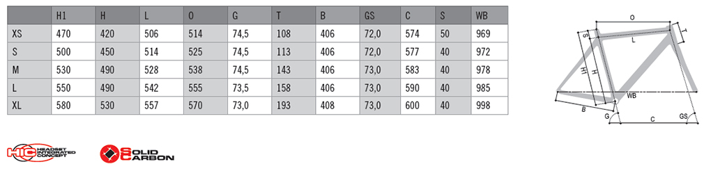carrera road bike size guide